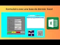 Python Tkinter Formulaire Profil et Code QR avec une base de donnee Excel