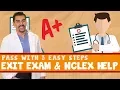 Exit exam prep for HESI ATI and NCLEX in 3 Easy Steps