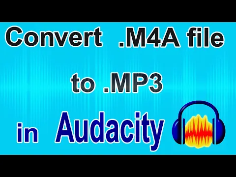 Download MP3 How to Convert M4A file to MP3 file in Audacity