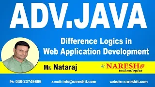 Difference Logics in Web Application Development Advanced Java Tutorial Mr Nataraj