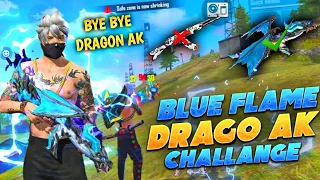 Download New Blue Flame Draco Ak Challenge- Bbye Bbye Dragon Ak😂- Romeo Free Fire MP3