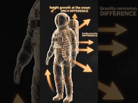 Space mein astronaut 2 inch lambe kyun ho jaate hain?🩻📝🤯