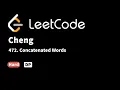 LeetCode 472 Concatenated Words
