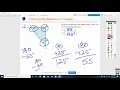 2 1 Geometry Edgenuity Finding unknown angle measures