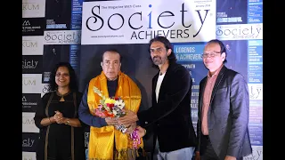 arjun rampal unveils society achievers cover with nari hira ashok dhamankar editor andrea costabir