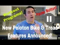 New Features Announced at Peloton Homecoming - Pause Button Scenic Rides Strive Score and More