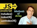 JavaScript Array IndexOf LastIndexOf and Includes Method JavaScript lesson - 44