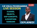 Visual Programming with C - Live Coding Exam Practice 2025 Edition Code with Sachii