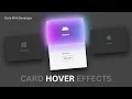 CSS Card Hover Effects Html CSS