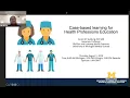 Case based learning for Health Professions Education
