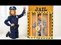 Nastya dan Melarikan diri dari Tantangan PENJARA KARDUS