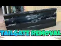 How To Remove The Tailgate On A Ford F150 F250 F350 Truck Quick Easy
