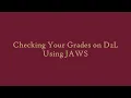 Checking Your Grades