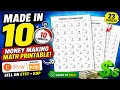 I Made This Money Making Math Printable in Under 10 Minutes