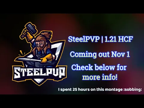 Minecraft server video for SteelPvP