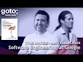 Software Engineering at Google Teaser Titus Winters Matt Kulukundis GOTO 2022