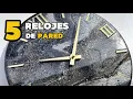 Los 5 Relojes de Pared Silenciosos Basico Mas Vendidos Amazon 2026 Calidad Precio