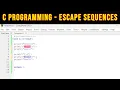 3 C Programming - Escape Sequences
