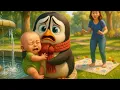 Download Lagu Little Penguin Saves Baby from Fountain Danger in the Park 🐧👶💧#story #animalrescue #animation