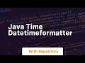 java time datetimeformatter