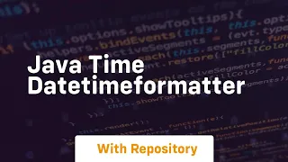 java time datetimeformatter