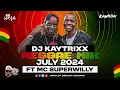 DJ Kaytrixx ✈️ REGGAE MIX ft MC SuperWilly 🚀July 2024 LIVE #WEZA