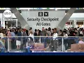 Wait times at airport TSA lines continue to rise with no funding bill in sight