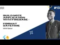 Flutter Build A Complete Note Application With Firebase - Format Note DateTime