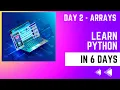 Learn Python in 6 Days - Day 2