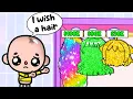 Download Lagu Poor Bald Girl Wish A New Hair 💇‍♀️ Toca Life Story | Toca Boca