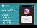 Instagram Q A Amber guidance questions answered