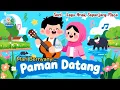 Download Lagu 🎒 Paman Datang - Lagu Anak Ceria Cover Akustik | Ayah \u0026 Anak | Kha Musica