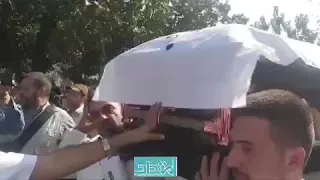 تشییع پیکر ناصر تقوایی کارگردان و نویسنده شناخته شده ایرانی 