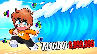 +1 VELOCIDAD POR SEGUNDO para ESCAPAR DEL TSUNAMI! 🌊🔥