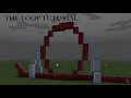 MINECRAFT Roller Coaster Elements The loop Tutorial
