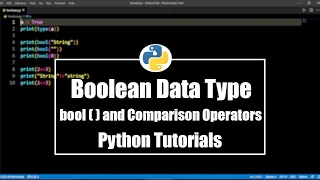Boolean DataType Python Tutorials - 6