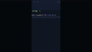 Count uppercase letters in Python