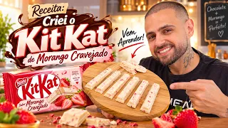 COMO FAZER KITKAT DE MORANGO CRAVEJADO | Ana Maria Brogui