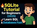 SQLite Tutorial for Beginners 2025 - Learn SQL Databases Fast Part 1