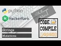 Python Mutations Hackerrank Solution