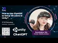Beginner How to Use ChatGPT to Setup VR scene in Unity Part 1