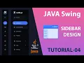 Dynamic Sidebar Section using JAVA Swing Lib TUT-04