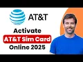 How To Activate AT T Prepaid Sim Card Online 2025