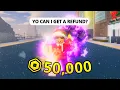 Spending 50 000 Robux On YBA Skins
