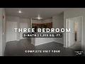 Crescent Falls Three Bedroom Apartment Home Tour