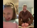Foot Tickle Challenge - Blonde sisters Hands Hairbrush