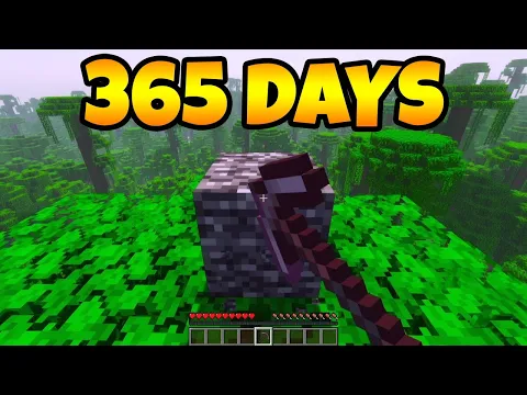 Download MP3 Breaking Bedrock in Minecraft FOR 365 DAYS (World Record)