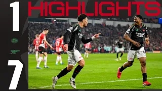 UCL HIGHLIGHTS PSV vs Arsenal 1-7 Timber Nwaneri Merino Odegaard Trossard Calafiori