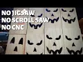 The FASTEST way to cut out Jack OLantern faces NO CNC NEEDED