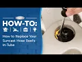 How To Replace Your Suncast Hose Reel In-Tube
